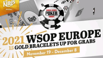 Cronograma da WSOP Europa é divulgado com 15 braceletes