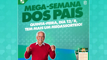 Segundo sorteio da Mega-Semana dos Pais pode pagar R$ 2,5 milhões nesta quinta-feira