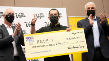 Homem de Las Vegas ganha US$ 1 milhão durante o sorteio final de ‘Vax Nevada Days’