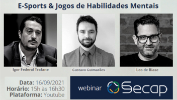 SECAP-ME vai discutir e-Sports & Jogos de Habilidades Mentais