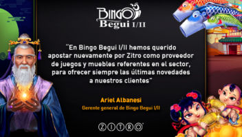 Todos os jogos e gabinetes da Zitro no Bingo Begui I / II