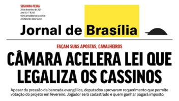 Câmara acelera lei que legaliza os cassinos