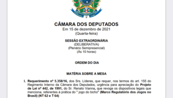 Urgência para o PL 442/91 continua como item 1 da pauta desta quarta-feira