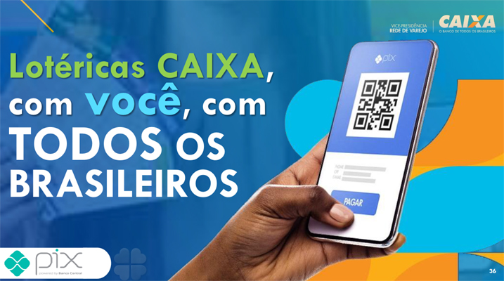 Caixa apresenta novidades sobre o PIX para a Rede Lotérica