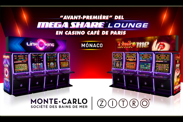 Zitro lança na Europa Megashare Lounge, no Casino Café De Paris, de Mônaco