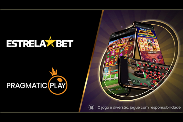 Parceria com a Pragmatic Play permite aumento da oferta de jogos da EstrelaBet