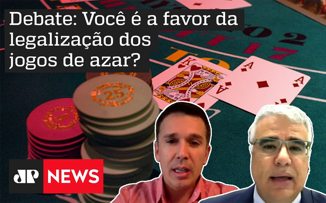 Debate: ‘Você é a favor da legalização dos jogos de azar?’ Felipe Carreras x Eduardo Girão