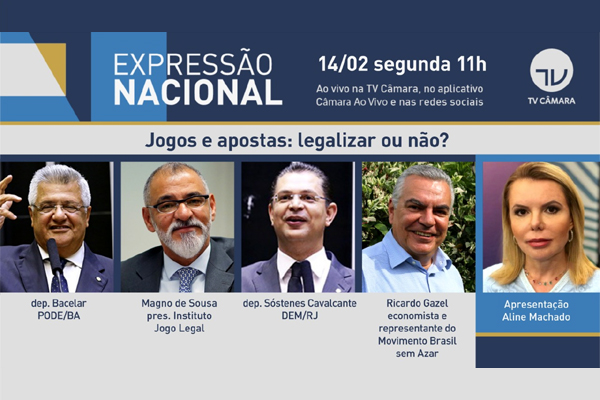 TV Câmara debate ‘Jogos e apostas: legalizar ou não?’    