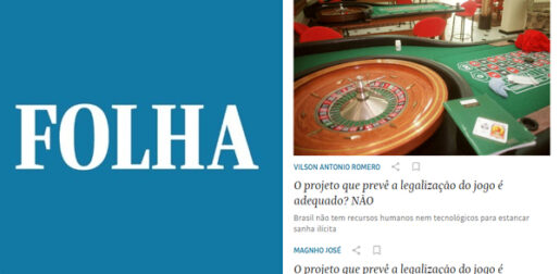 Debate Folha de São Paulo: O projeto que prevê a legalização do jogo é adequado?