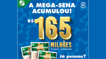 Prêmio de R$ 165 milhões da Mega-Sena é o 5º maior da história; sorteio será nesta quarta-feira 1