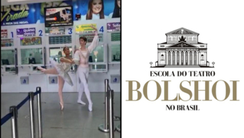 Bailarinos da Escola Bolshoi se apresentam em lotérica de Joinville, em Santa Catarina 2