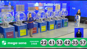 Confira as dezenas sorteadas do concurso 2.468 da Mega-Sena