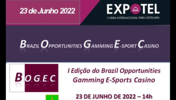 BOGEC – Brazil Opportunities Gamming E-Sports Casino será realizado no dia 23 de junho durante a Feira Expotel 1