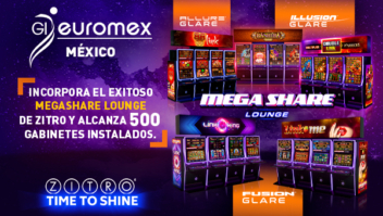 Grupo GI Euromex incorpora o incrível sistema progressivo MEGASHARE Lounge da Zitro e já alcança 500 gabinetes instalados