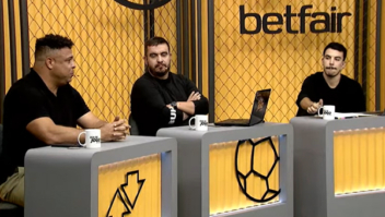 Ronaldo foi o primeiro convidado do novo programa de Tiago Leifert e Betfair