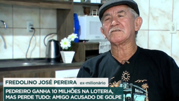 Pedreiro perde prêmio que ganhou na loteria e acusa amigo de golpe