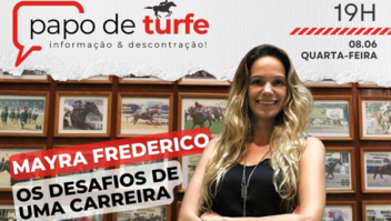 Programa Papo de Turfe receberá Mayra Frederico nesta quarta-feira (8)
