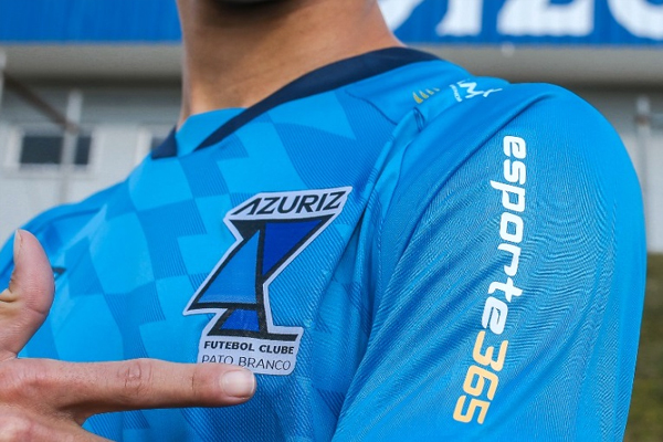Casa de apostas Esporte365 fecha com o Azuriz para a manga da camisa