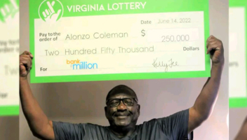 Homem sonha com números e ganha mais de R$ 1,3 milhão na Loteria da Virgínia
