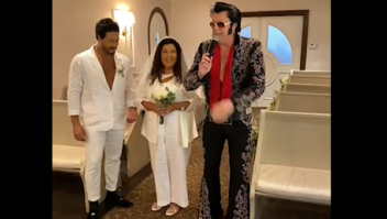 Fabiana Karla surpreende ao casar com Diogo Mello em Las Vegas
