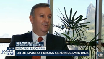 Jornal da Band exibe reportagem sobre a falta de regulamentação das apostas esportivas