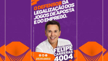Vídeo de campanha do deputado Felipe Carreras defende a legalização dos jogos 1