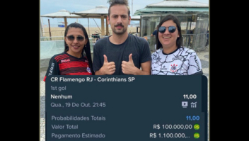 Cartolouco perde R$ 100 mil em aposta na final da Copa do Brasil 1
