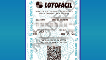 CAIXA adota QR Code nos recibos de apostas das Loterias 1