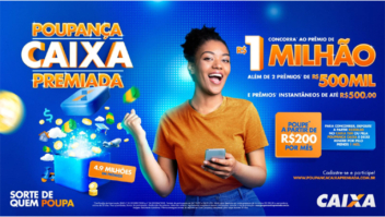 Caixa lança Poupança Premiada totalizando R$ 4,9 milhões em prêmios