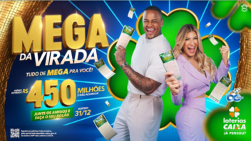Loterias CAIXA lançam campanha publicitária da Mega da Virada