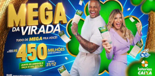 Loterias CAIXA lançam campanha publicitária da Mega da Virada