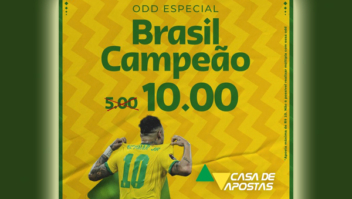 Casa de Apostas coloca odd 10 para título do Brasil