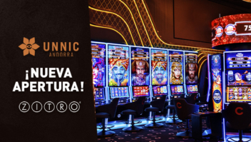 Exposição espetacular de máquinas Zitro no primeiro Casino de Andorra: UNNIC