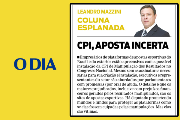 CPI de Manipulação dos Resultados: empresários estão sendo abordados por parlamentares