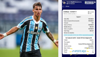 Post de Ferreira, do Grêmio, gera polêmica sobre limites em ações de sites de apostas com jogadores