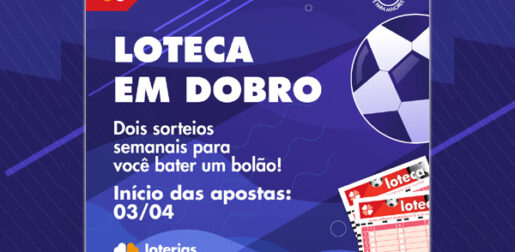 Loterias CAIXA realizam sorteios da Loteca em Dobro 1