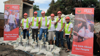 FBM® Foundation apoia a construção de novas casas para 170 famílias em Barangay Old Capitol Site