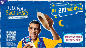 Prêmio da Quina de São João aumenta para R$ 210 milhões