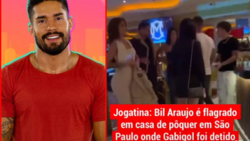 Ex-BBB Bil Araujo é flagrado no mesmo cassino clandestino de Gabigol em São Paulo