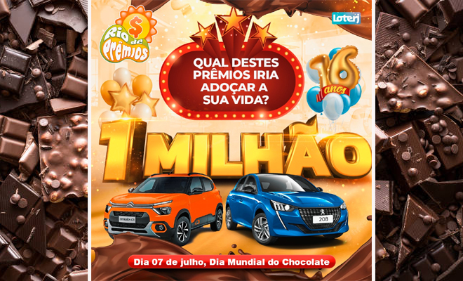 Especial de Aniversário do Rio de Prêmios vai sortear R$ 1 milhão