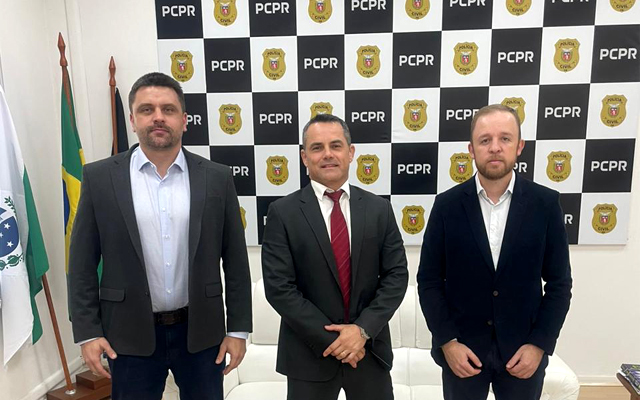 Lottopar cumpre agenda institucional com o MP-PR e na Polícia Civil do Paraná 1