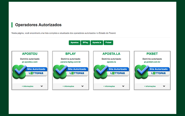 Apostando em sites autorizados pela Lottopar, o apostador tem mais segurança e os recursos ficam no Estado