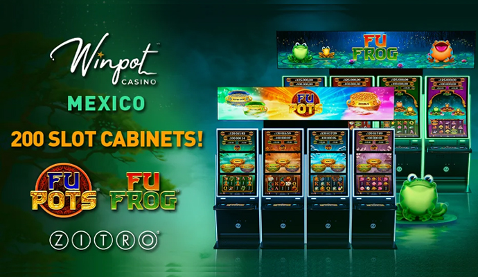 Grupo mexicano Winpot instalou 200 máquinas com os novos jogos da Zitro