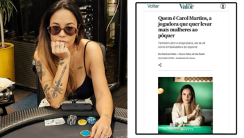 Quem é Carol Martins, a jogadora que quer levar mais mulheres ao pôquer