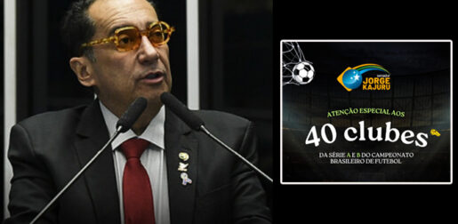 Senador goiano promete a permanência das apostas esportivas no patrocínio de clubes