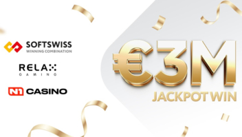 Jackpot de 3 milhões de euros acertado com aposta de 0,8 euros na plataforma SOFTSWISS Casino