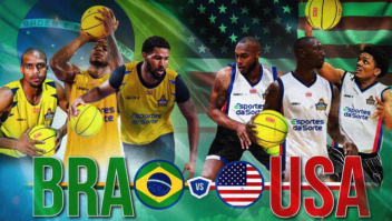 Esportes da Sorte promove super duelo entre Brasil e Estados Unidos no basquete 1x1