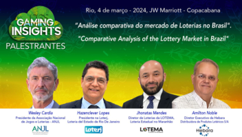 Gaming Insights Rio anuncia Painel Premium: "Análise Comparativa do Mercado de Loterias no Brasil"
