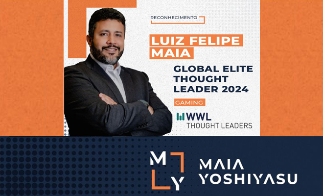 Luiz Felipe Maia foi reconhecido pela Who's Who Legal na publicação Thought Leader Global Elite
