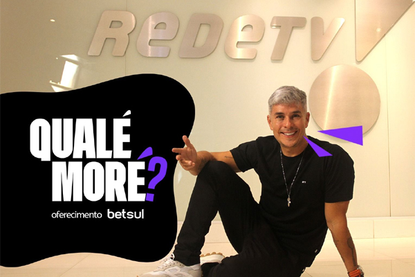 Com Betsul, Ivan Moré estreia nesta segunda-feira na RedeTV!
